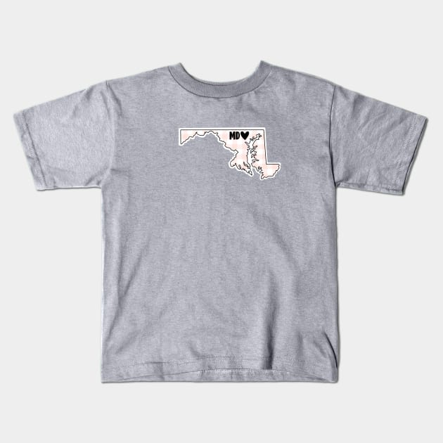 Maryland Kids T-Shirt by LetsOverThinkIt